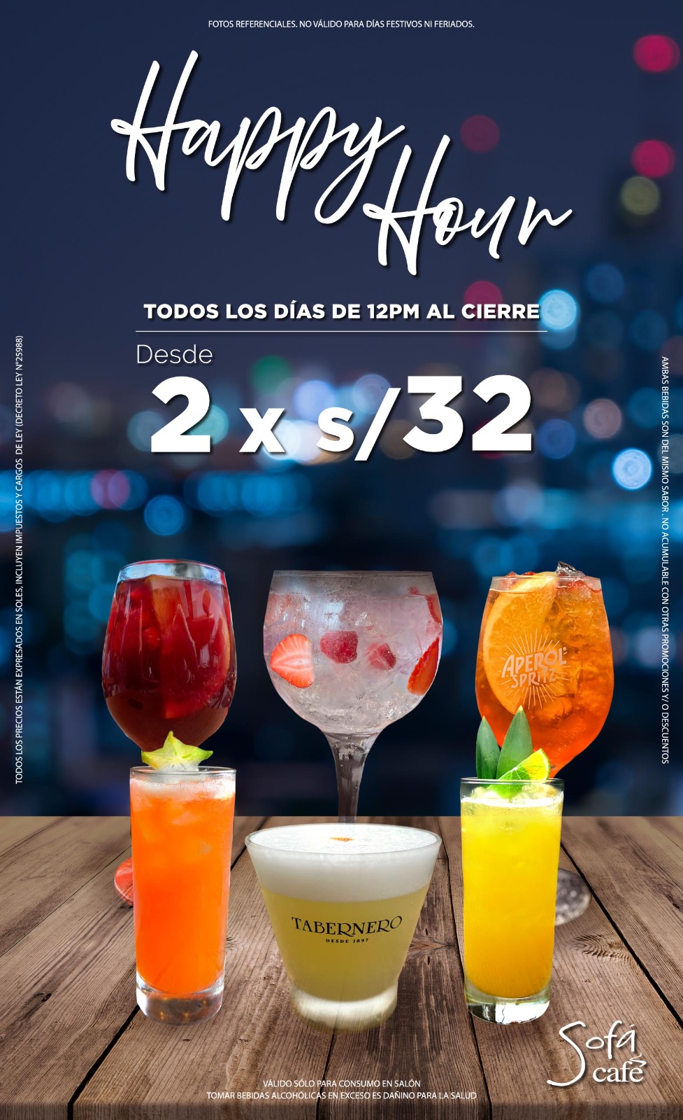 Happy Hour Sofá Café
